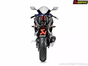Racing Line Complete Exhaust System - YAMAHA MT-125 ABS ('19-'20) / YZF-R15 ('19-'20) - Akrapovič