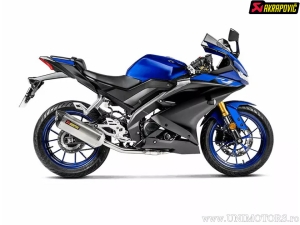 Racing Line Complete Uitlaatsysteem - YAMAHA MT-125 ABS ('19-'20) / YZF-R15 ('19-'20) - Akrapovič