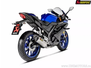 Racing Line Complete Uitlaatsysteem - YAMAHA MT-125 ABS ('19-'20) / YZF-R15 ('19-'20) - Akrapovič