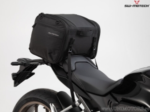 Rear bag ION M - polyester 600D - soft vinyl / 26-36L / black-black - SW-Motech