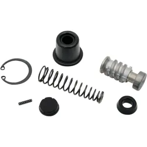 Rear Brake Master Cylinder Rebuild Kit - Black, Silver - 17310543