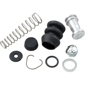 Rear Brake Master Cylinder Rebuild Kit - Black, Silver - DS195048