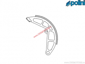 Rear brake pad (135x16mm / without spring) - Polini