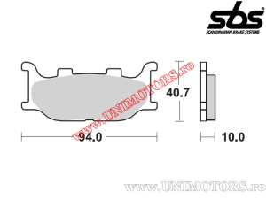 Rear brake pads - SBS 691HF (ceramic) - (SBS)