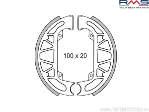 Rear brake shoes - Piaggio Quartz 1 - 50cc 2T - (RMS)