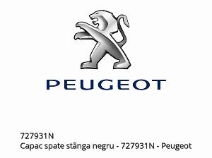 Rear Cover Left Black - 727931N - Peugeot