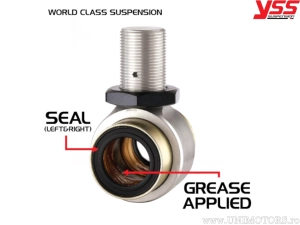 Rear shock absorber - Yamaha RD 350 LC YPVS ('83-'85) / RD 350 LCF YPVS ('85) / RD 350 LCFN YPVS / RD 350 LCN YPVS ('86-'89) - Y