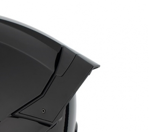 Rear spoiler for MT Thunder 4 SV A1 glossy black full-face helmet