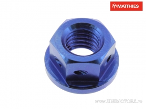 Rear Sprocket Nut Pro Bolt M8 x 1.25 mm Blue Titanium Racing - JM