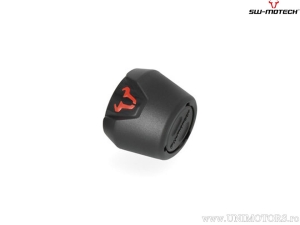 Rear Wheel Axle Crashpad - material: polyamide - color: black - BMW with single-sided swingarm - SW-Motech