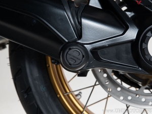 Rear Wheel Axle Crashpad - material: polyamide - color: black - BMW with single-sided swingarm - SW-Motech