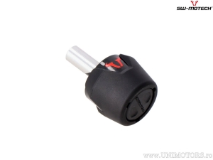 Rear Wheel Axle Crashpad - material: polyamide - color: black - BMW with single-sided swingarm - SW-Motech