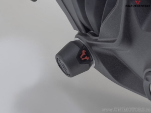 Rear Wheel Axle Crashpad - material: polyamide - color: black - BMW with single-sided swingarm - SW-Motech
