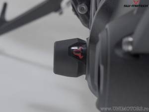 Rear Wheel Axle Crashpad - material: polyamide - color: black - BMW with single-sided swingarm - SW-Motech