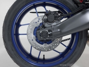 Rear Wheel Axle Crashpad Set - material: polyamide - color: black - Yamaha MT-09 ('20-) - SW-Motech