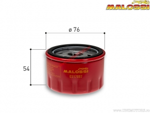 Red Chilli Ölfilter (Durchmesser 76mm / Höhe 54mm) - BMW C400 GT H2O 4T E4 ('19-'21) / C400 X H2O 4T E4 ('19-'21) - Malossi