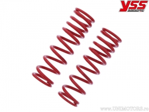 Red Rear Telescopic Spring Set - Inner Diameter 46mm / Spring Resistance 1: 20N/m / Spring Resistance 2: 30N/m / Length: 200mm -