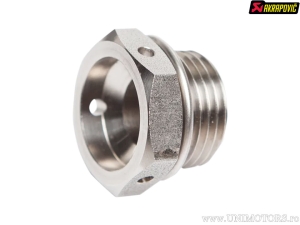Reducer bushing - type: LBSB8 - M18 x 1.5 mm to M12 x 1.25 mm - material: stainless steel - Akrapovič
