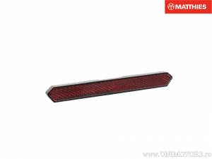 Reflector (cat's eye) 134x15x9mm red color fixed with M5 screws - JM