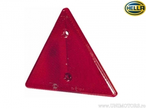 Reflector (ojo de gato) triángulo 156 x 136 mm rojo - Hella