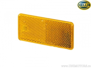 Reflektor (Katzenauge) Rechteck 94 x 44 x 6,5 mm gelb - Hella