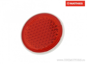 Reflektor (Katzenauge) rund D 62 mm rot - JM