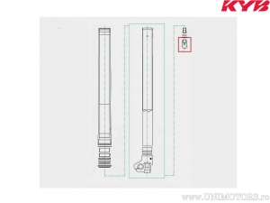 Reglaj rebound telescop furca - Honda CRF 450 R / Kawasaki KX 450 F / Suzuki RM-Z 450 / Yamaha WR 250 F - Kayaba