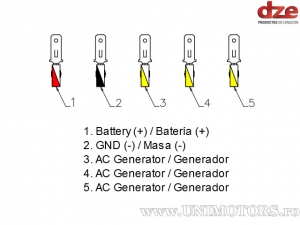 Relé de carga Suzuki GS 450 L ('84-'88) / GS 700 E ('85-'86) / GS 750 ES/ESD/EF ('83-'85) / GS 1100 ES/EF ('84-'86) - (DZE)