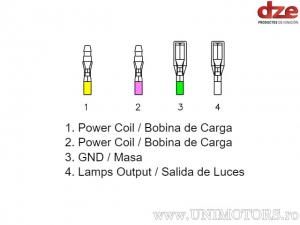 Relais de charge - Honda XR 250 R ('90-'04) - DZE