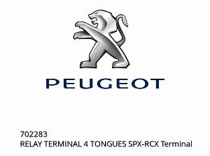 Relaisaansluiting 4 lippen SPX-RCX - 702283 - Peugeot