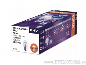 Rem P21W BA15S TRUCKSTAR PRO 24V 21W - Osram