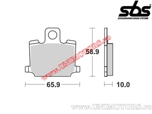 Remblokken voor - SBS 535HF (keramisch) - (SBS)