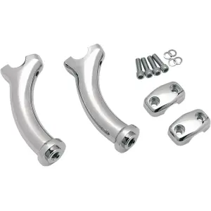 Rialzi manubrio tipo Deuce 5-1/2" - Cromato - 18033306