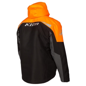 Rift Jacket Black - Strike Orange: Mărime - L