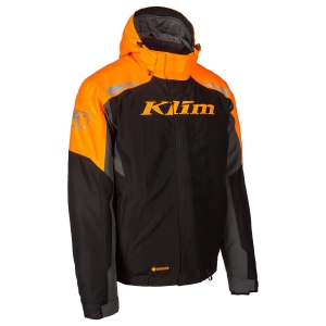 Rift Jacket Black - Strike Orange: Mărime - L