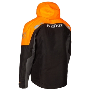 Rift Jacket Black - Strike Orange: Mărime - L