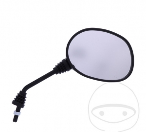 Right black mirror M10 mm - Gilera Stalker 50 DD ('97-'00) / Gilera Stalker 50 DT Base ('99-'06) - JM