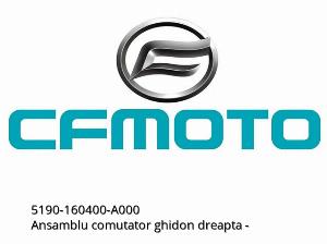 Right Handlebar Switch Assembly - 5190-160400-A000 - CFMOTO