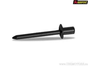 Rivete de escape - tipo: BR7 - dimensões: 4,8 x 12 mm - cor: preto - material: aço inoxidável - Akrapovič