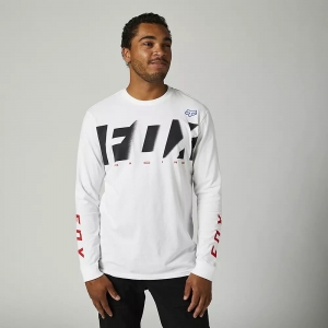 RKANE LS PREMIUM TEE [OPT WHT]: Size - L