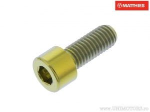 Ronde dopbout Pro Bolt M8 x 1.25 x 20 mm titanium goud - JM