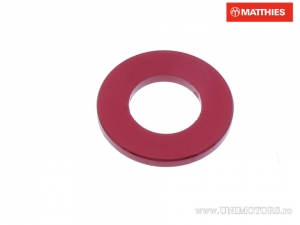 Rondella Bolt M8 8.00 x 16.00 x 1.50 mm alluminio rosso - JM