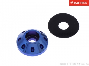 Rondelle conique M6 6.00 x 25.00 x 9.50 mm titane bleu - JM