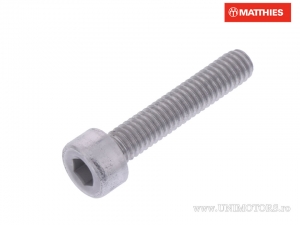 Round cap screw Pro Bolt M4 x 0.70 x 20 mm silver aluminum - JM
