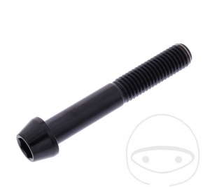 Round conical cap screw Pro Bolt M10 x 1.50 x 65 mm stainless steel A4 black - JM