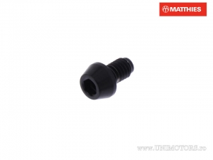 Round conical cap screw Pro Bolt M4 x 0.70 x 6 mm black titanium - JM