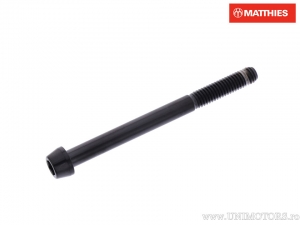 Round Conical Cap Screw Pro Bolt M6 x 1.00 x 70 mm Black Titanium - JM
