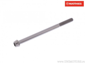 Round conical cap screw Pro Bolt M6 x 1.00 x 85 mm titanium - JM