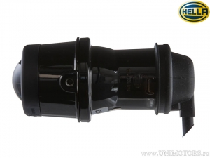 Round fog light set H3 BLACK SURROUND 66.1mm - Hella