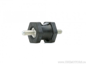 Rubber buffer with M6 external thread on both ends - Retec